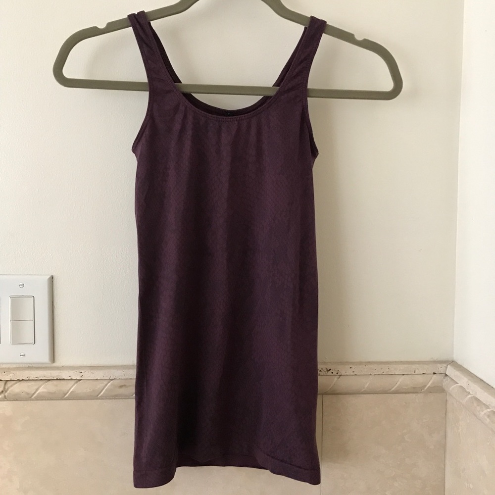 Purple snake print tank, T. Babaton, XS